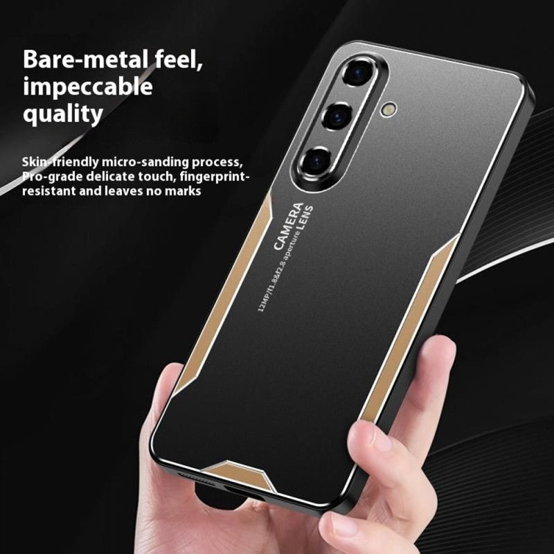 Κάλυμμα Samsung Galaxy S25 Fe Μεταλλικό Εφέ Σιλικόνης