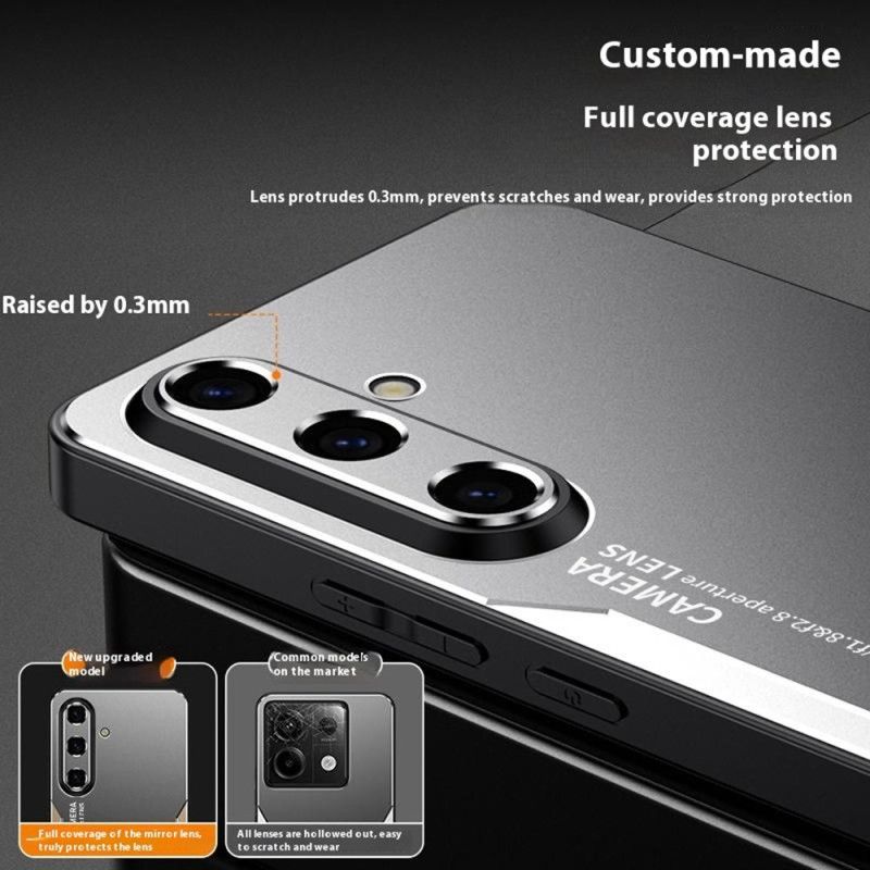 Κάλυμμα Samsung Galaxy S25 Fe Μεταλλικό Εφέ Σιλικόνης