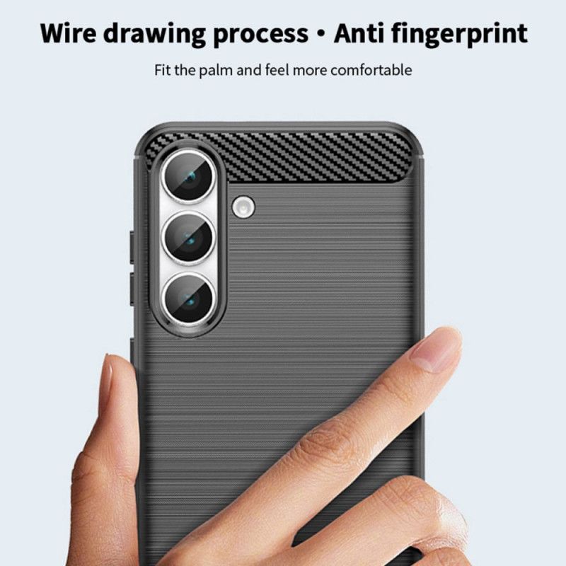 Κάλυμμα Samsung Galaxy S25 Fe Θήκες Κινητών Βουρτσισμένες Ίνες Άνθρακα