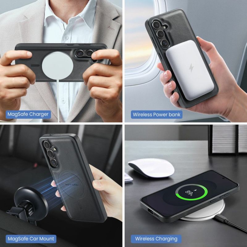 Κάλυμμα Samsung Galaxy S25 Fe Θήκες Κινητών Συμβατό Με Magsafe Αποσπώμενο Πορτοφόλι Magking