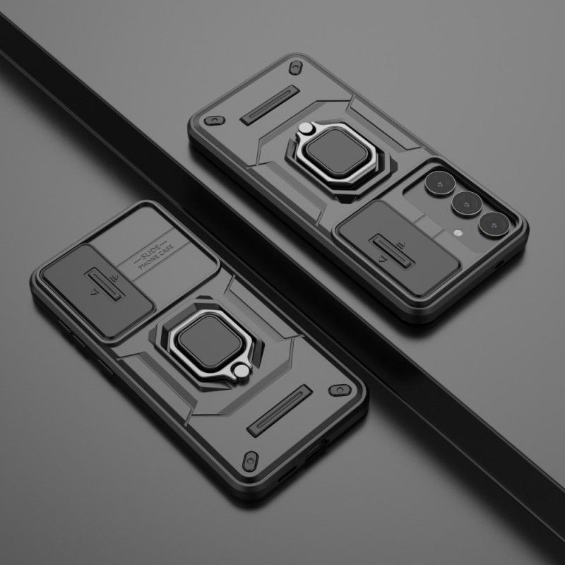 Κάλυμμα Samsung Galaxy S25 Plus 5g Ανθεκτικό Δαχτυλίδι Με Προστατευτικό Φακού