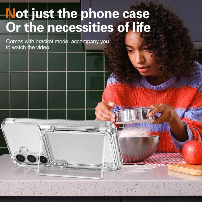 Κάλυμμα Samsung Galaxy S25 Plus 5g Διαφανής Θήκη Καρτών