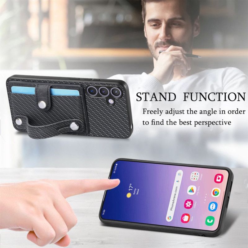 Κάλυμμα Samsung Galaxy S25 Plus 5g Λουράκι Και Θήκη Καρτών