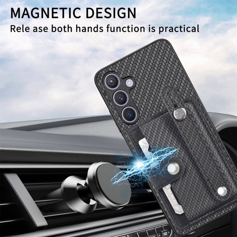 Κάλυμμα Samsung Galaxy S25 Plus 5g Λουράκι Και Θήκη Καρτών