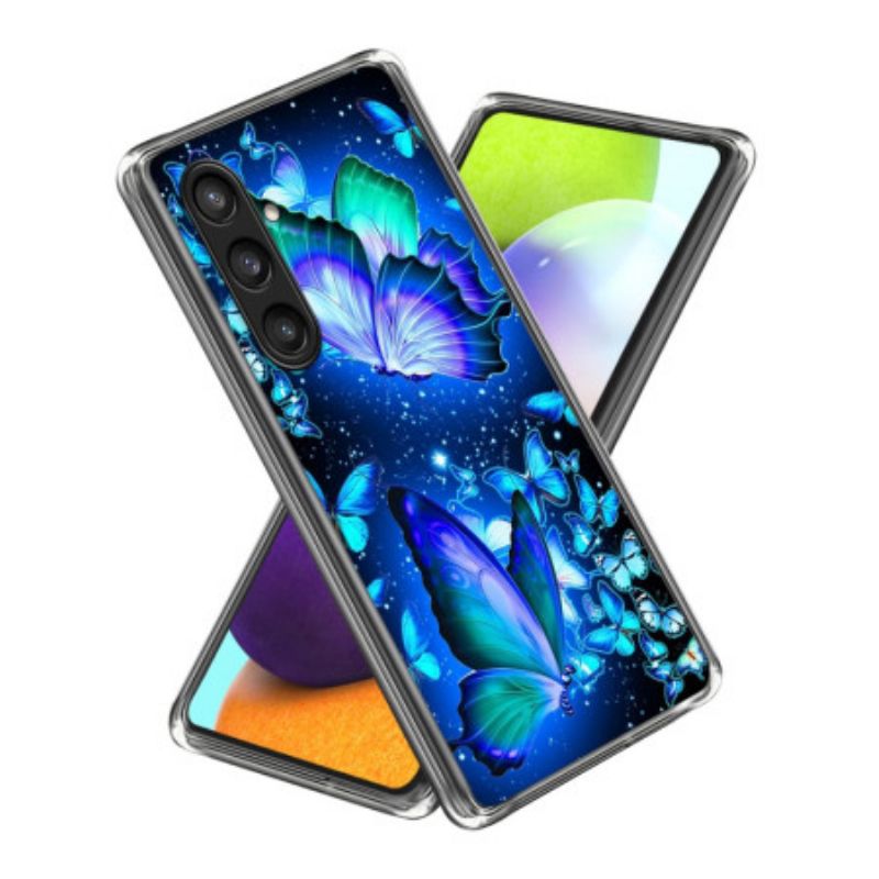 Κάλυμμα Samsung Galaxy S25 Plus 5g Μπλε Πεταλούδες