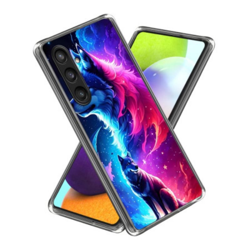 Κάλυμμα Samsung Galaxy S25 Plus 5g Πολύχρωμος Λύκος