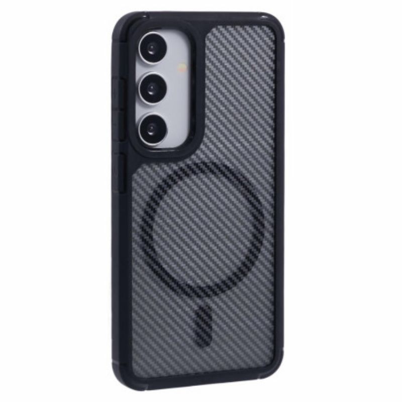 Κάλυμμα Samsung Galaxy S25 Plus 5g Συμβατό Με Ίνες Άνθρακα Magsafe