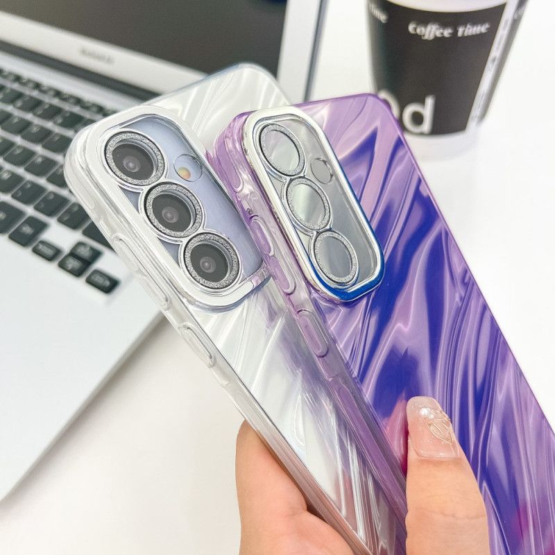 Κάλυμμα Samsung Galaxy S25 Plus 5g Θήκες Κινητών Μεταλλική Ποικιλία Εφέ Με Προστατευτικό Φακού