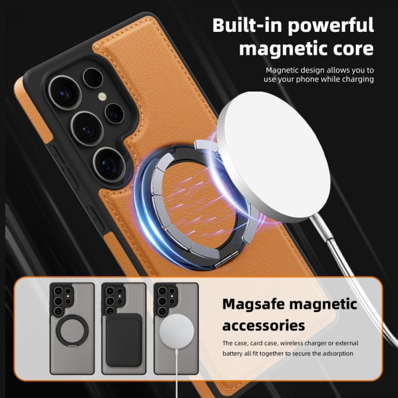 Κάλυμμα Samsung Galaxy S25 Ultra 5g Μαγνητικό Με Περιστρεφόμενη Βάση