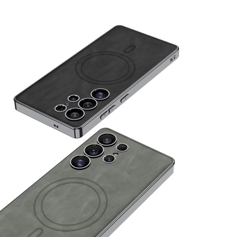 Κάλυμμα Samsung Galaxy S25 Ultra 5g Ματ Δέρμα Συμβατό Με Magsafe