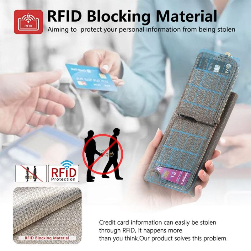 Κάλυμμα Samsung Galaxy S25 Ultra 5g Πορτοφόλι Από Τεχνητό Δέρμα