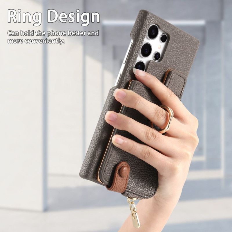 Κάλυμμα Samsung Galaxy S25 Ultra 5g Πορτοφόλι Από Τεχνητό Δέρμα