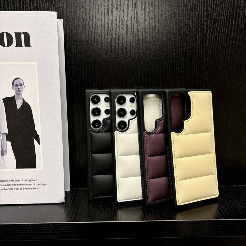 Κάλυμμα Samsung Galaxy S25 Ultra 5g Στυλ Puffer Jacket Σιλικόνης