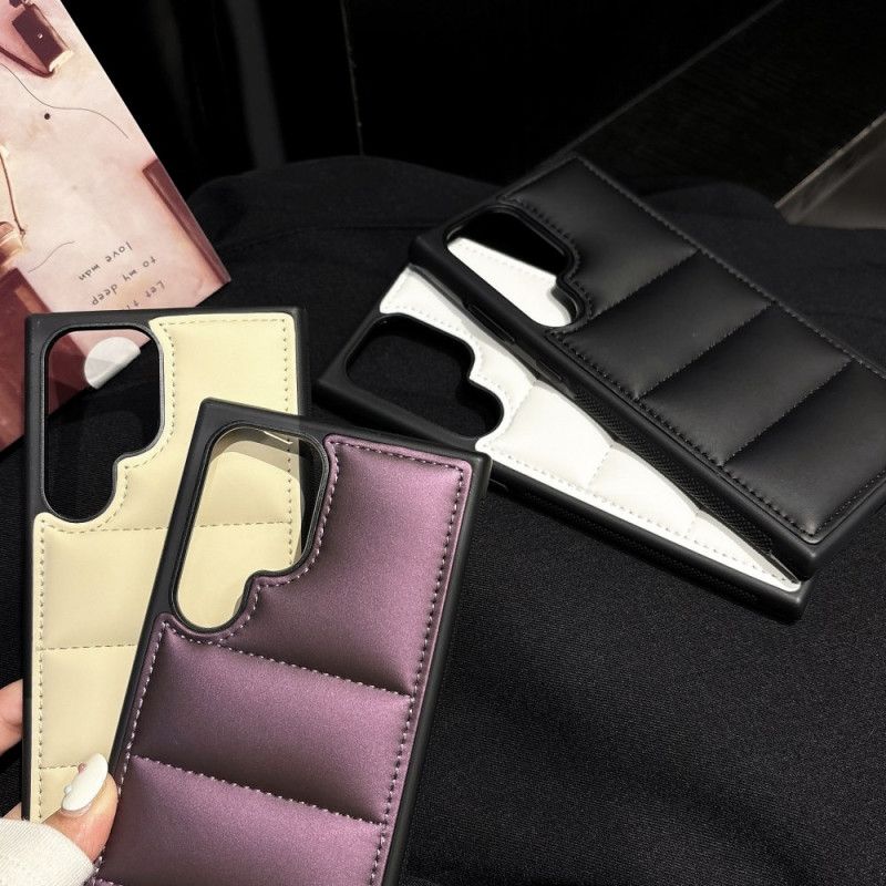 Κάλυμμα Samsung Galaxy S25 Ultra 5g Στυλ Puffer Jacket Σιλικόνης