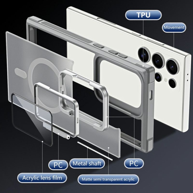 Κάλυμμα Samsung Galaxy S25 Ultra 5g Συμβατό Με Magsafe Ματ Σχεδιασμός Κατά Των Δακτυλικών Αποτυπωμάτων Με Βάση