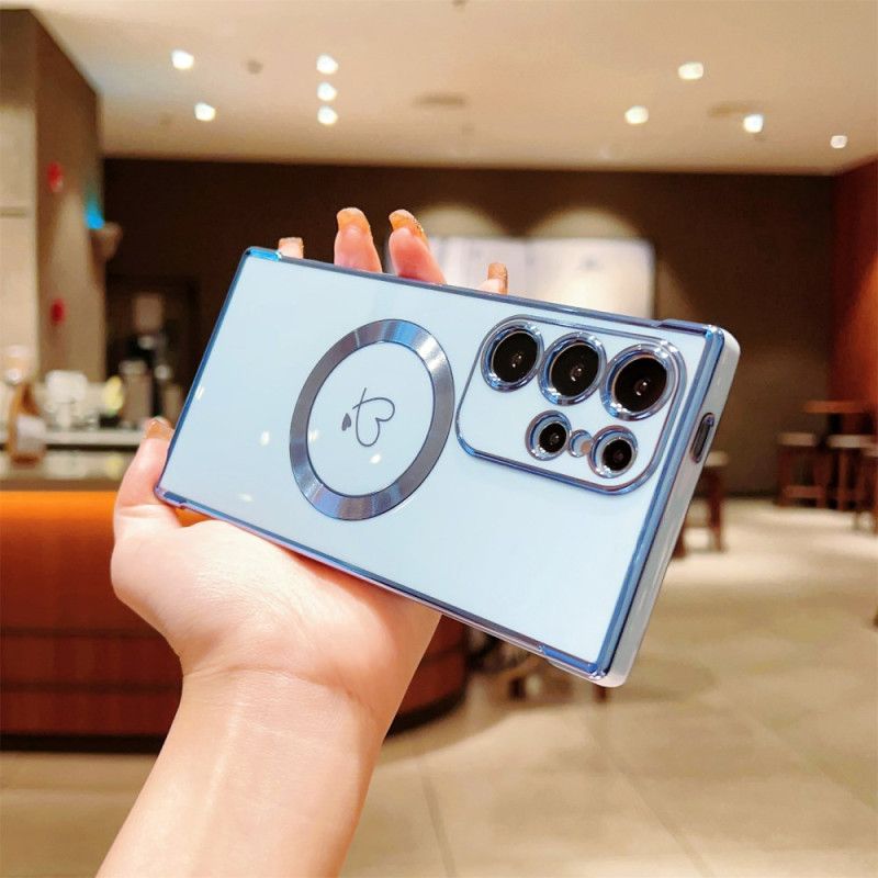 Κάλυμμα Samsung Galaxy S25 Ultra 5g Συμβατό Με Magsafe Σε Φιμέ Χρώμα Σιλικόνης