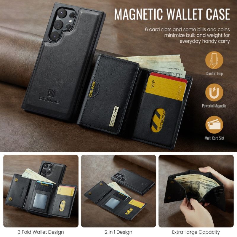 Κάλυμμα Samsung Galaxy S25 Ultra 5g Θήκες Κινητών Αποσπώμενο Μαγνητικό Πορτοφόλι