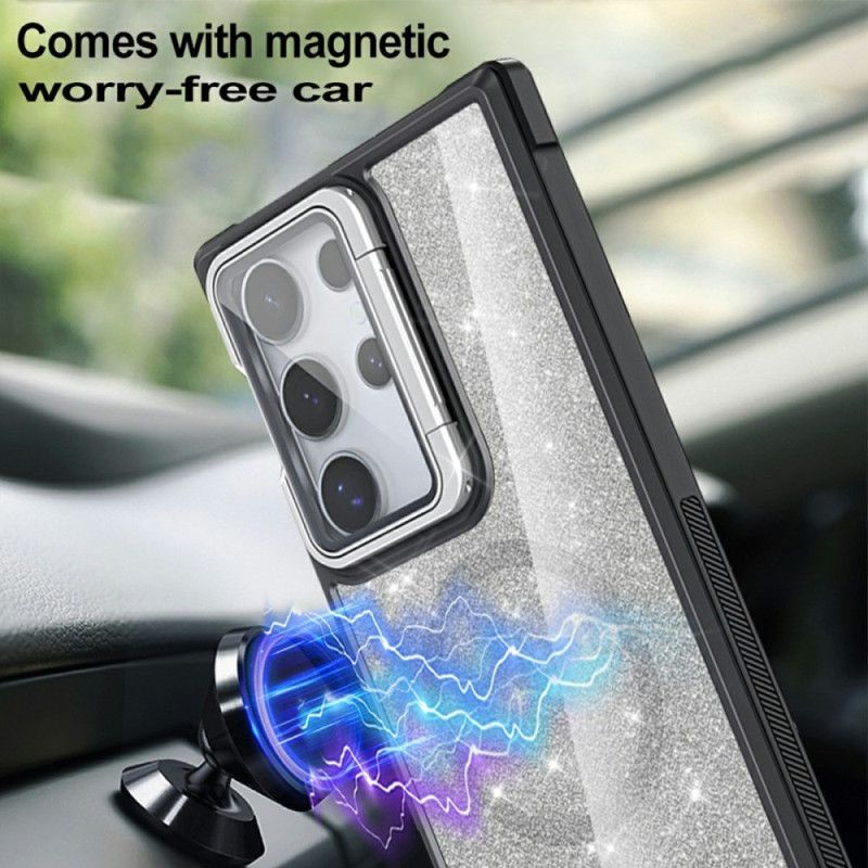 Κάλυμμα Samsung Galaxy S25 Ultra 5g Θήκες Κινητών Γκλίτερ Με Ενσωματωμένη Βάση