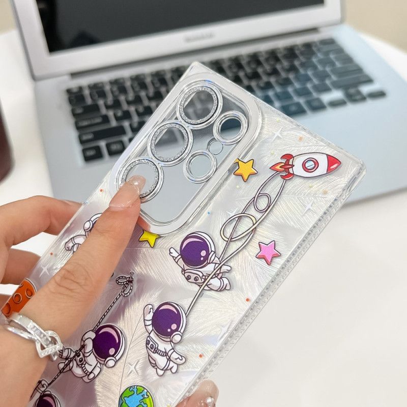 Κάλυμμα Samsung Galaxy S25 Ultra 5g Θήκες Κινητών Σχέδιο Με Προστατευτικό Φακού