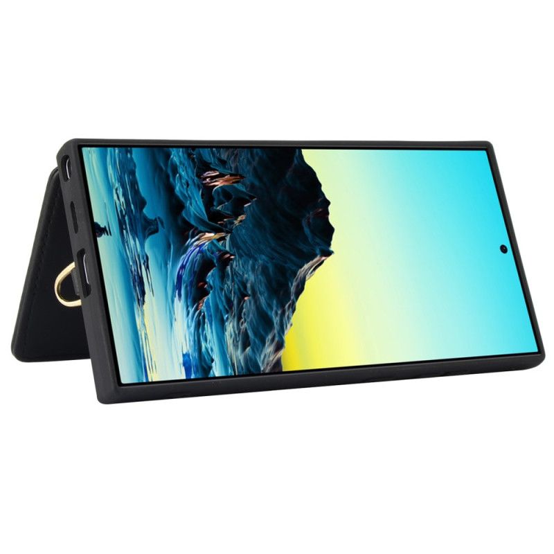 Κάλυμμα Samsung Galaxy S25 Ultra 5g Θήκη Καρτών Με Κορδόνι Και Ώμο Λουράκι