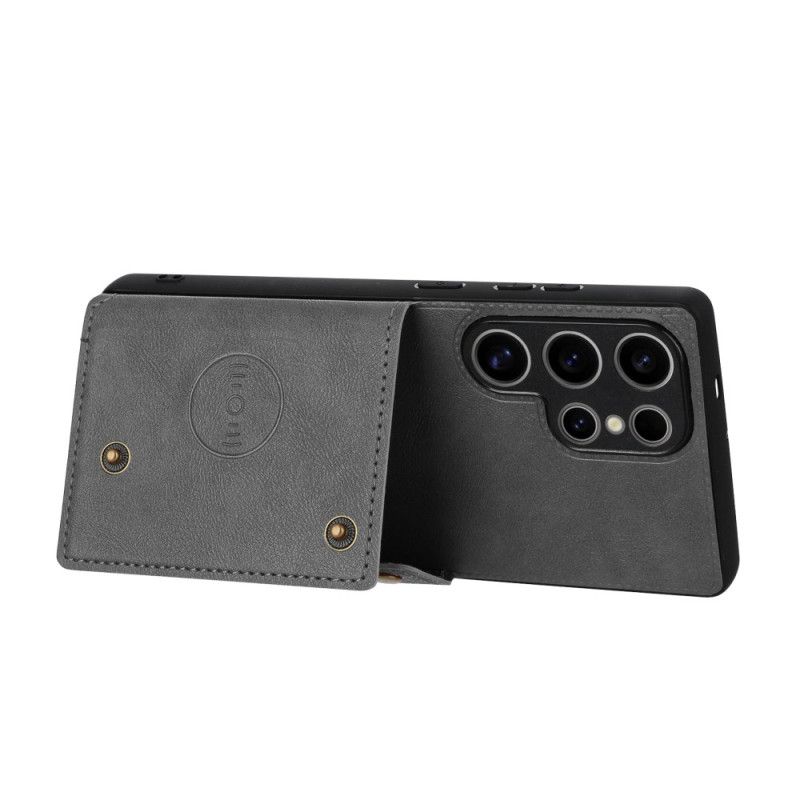 Κάλυμμα Samsung Galaxy S25 Ultra 5g Θήκη Καρτών Σε Ρετρό Στυλ Σιλικόνης