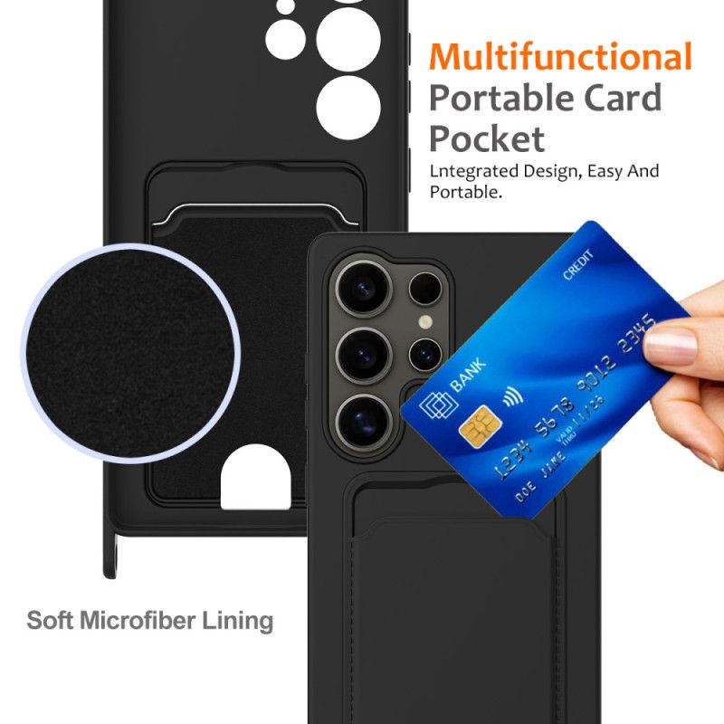 Κάλυμμα Samsung Galaxy S25 Ultra 5g Θήκη Καρτών Σιλικόνης