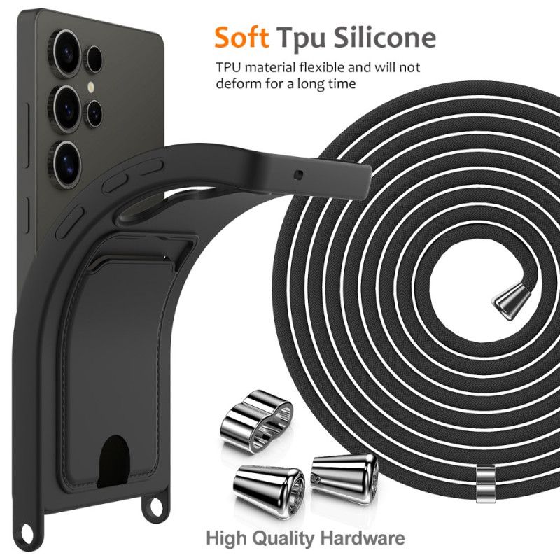 Κάλυμμα Samsung Galaxy S25 Ultra 5g Θήκη Καρτών Σιλικόνης