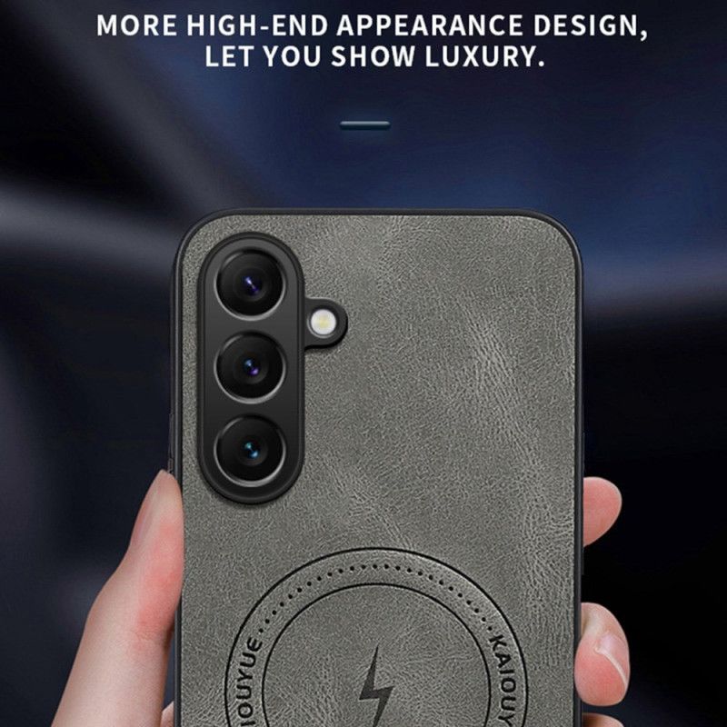 Κάλυμμα Samsung Galaxy S26 Μαγνητική Δερμάτινη Εφέ