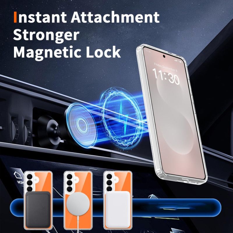 Κάλυμμα Samsung Galaxy S26 Μαγνητική Με Ανθεκτικό Σε Κραδασμούς Γυαλί