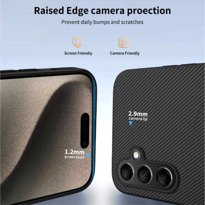 Κάλυμμα Samsung Galaxy S26 Plus Μαγνητική Υφή Από Ανθρακονήματα Σιλικόνης