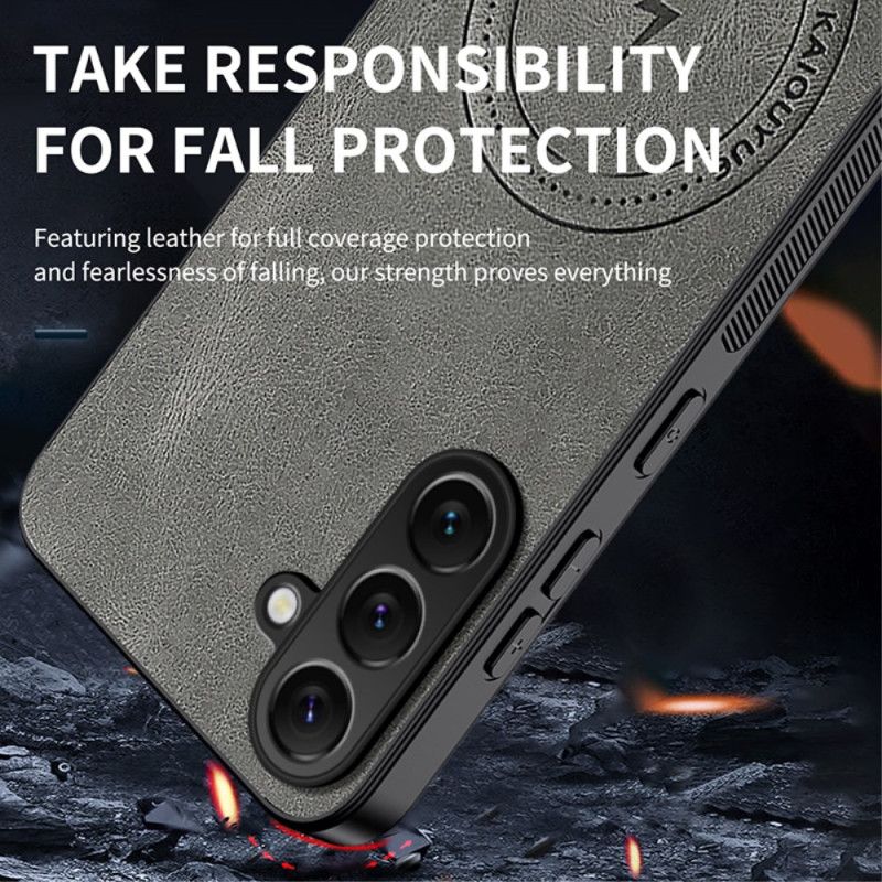 Κάλυμμα Samsung Galaxy S26 Plus Μαγνητικό Δερμάτινο Εφέ