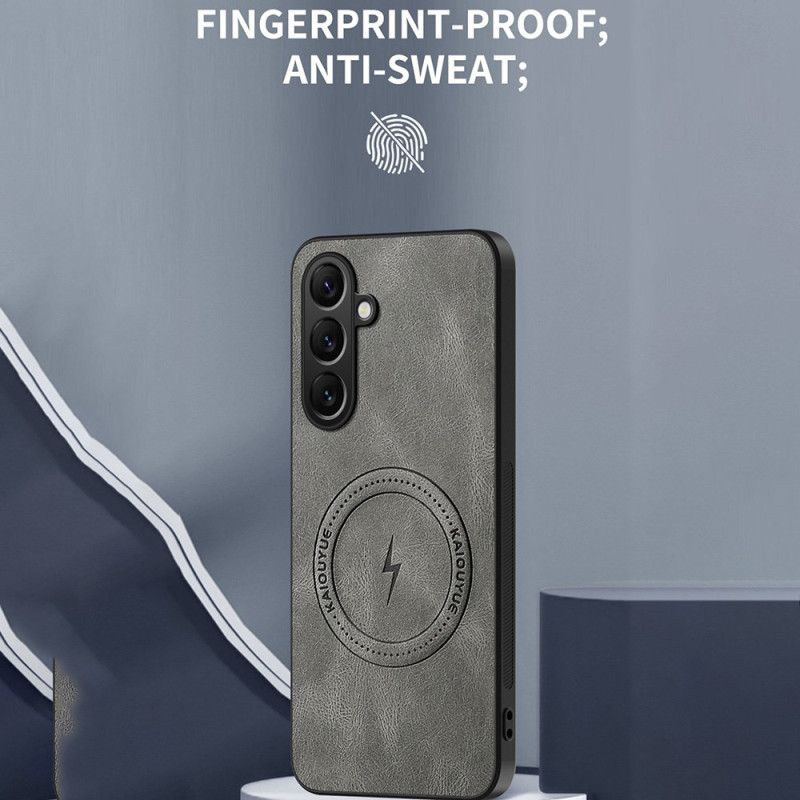 Κάλυμμα Samsung Galaxy S26 Plus Μαγνητικό Δερμάτινο Στυλ Σιλικόνης