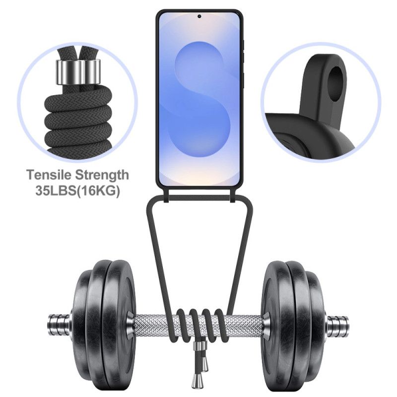 Κάλυμμα Samsung Galaxy S26 Plus Θήκη Για Κάρτες Και Κορδόνι