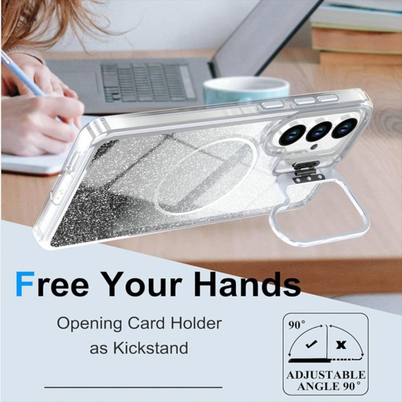 Κάλυμμα Samsung Galaxy S26 Θήκες Κινητών Μαγνητική Με Γκλίτερ Ντεγκραντέ Με Πτυσσόμενη Βάση