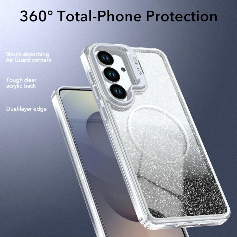 Κάλυμμα Samsung Galaxy S26 Θήκες Κινητών Μαγνητική Με Γκλίτερ Ντεγκραντέ Με Πτυσσόμενη Βάση