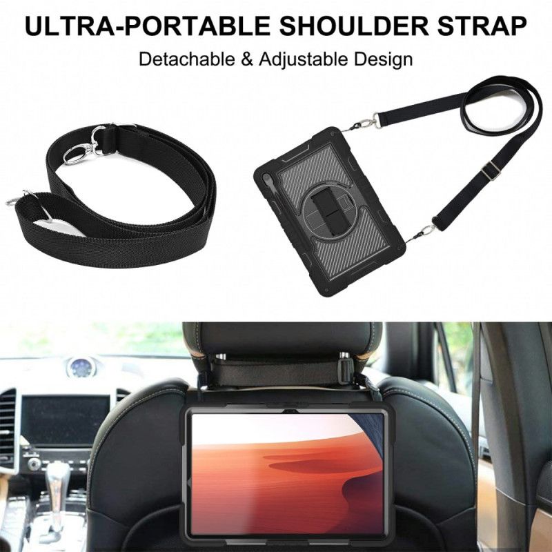 Κάλυμμα Samsung Galaxy Tab S10 Fe Plus Θήκες Κινητών Βάση Και Λουράκι Ώμου