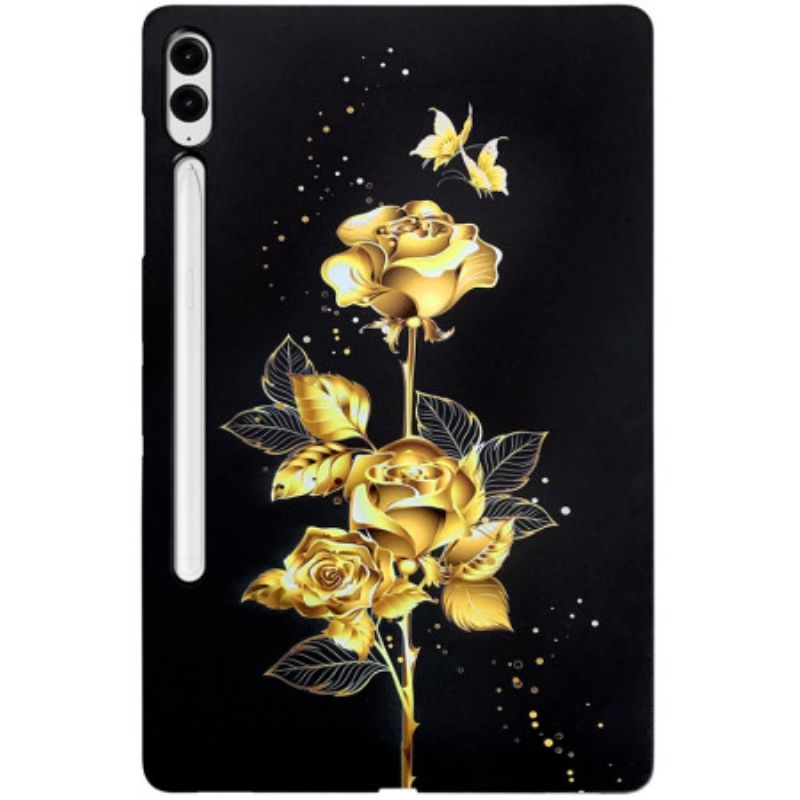 Κάλυμμα Samsung Galaxy Tab S10 Plus Golden Roses