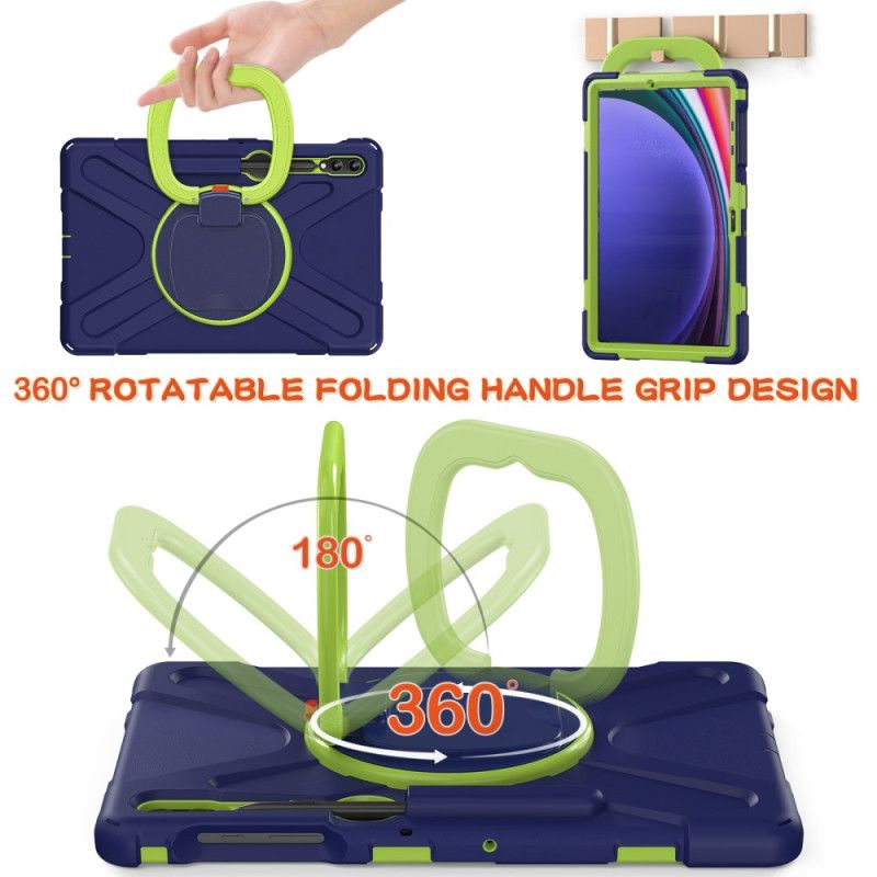 Κάλυμμα Samsung Galaxy Tab S10 Plus Πολυλειτουργική Περιστρεφόμενη Βάση Και Λαβή