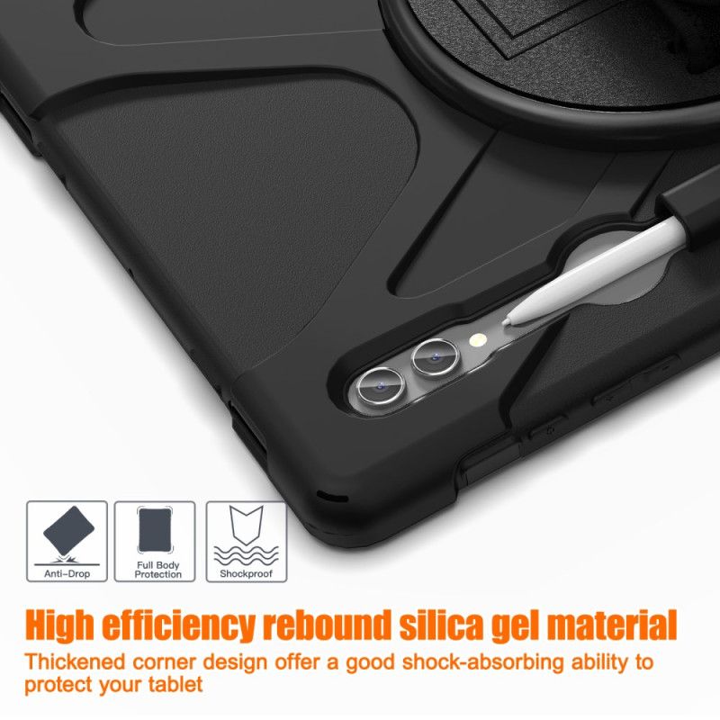 Κάλυμμα Samsung Galaxy Tab S10 Ultra Θήκες Κινητών Τριπλός Ιμάντας Προστασίας Και Βάση