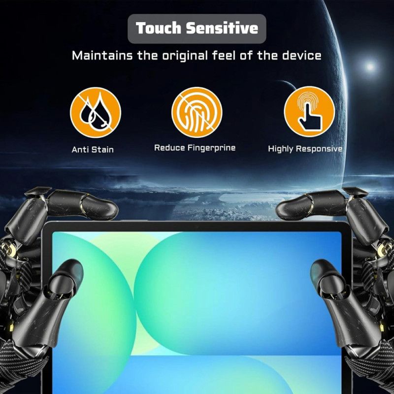 Κάλυμμα Samsung Galaxy Tab S11 Διαφανής Με Προστατευτικό Οθόνης Από Σκληρυμένο Γυαλί