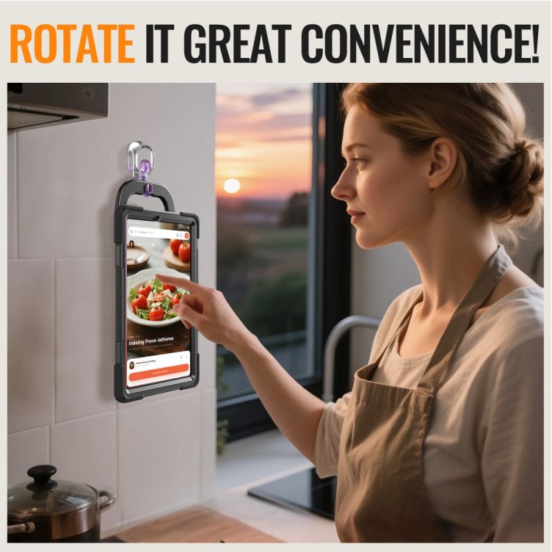 Κάλυμμα Samsung Galaxy Tab S11 Τριπλή Προστασία Με Βάση Δαχτυλιδιού