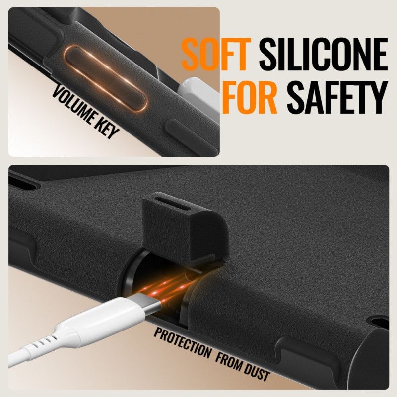 Κάλυμμα Samsung Galaxy Tab S11 Ultra Τριπλή Προστασία Με Λαβή Που Περιστρέφεται