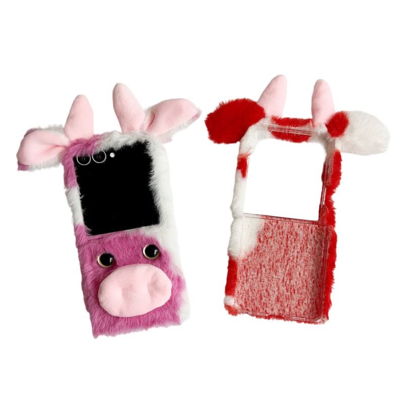 Κάλυμμα Samsung Galaxy Z Flip 7 Αγελάδα Σιλικόνης