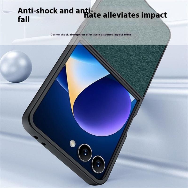 Κάλυμμα Samsung Galaxy Z Flip 7 Δερμάτινο Εφέ