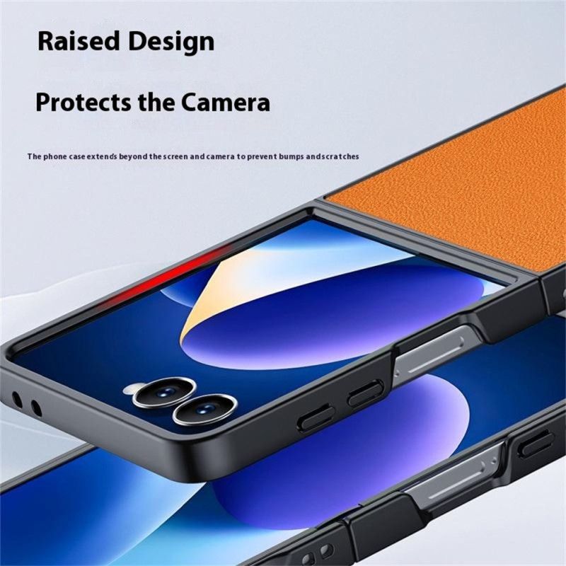 Κάλυμμα Samsung Galaxy Z Flip 7 Δερμάτινο Εφέ