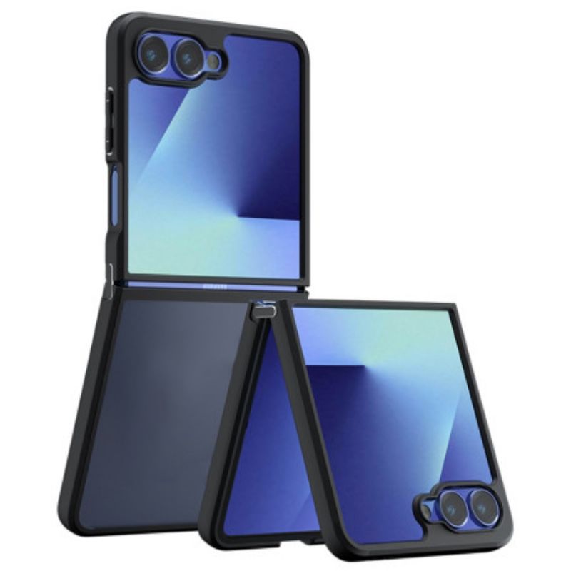 Κάλυμμα Samsung Galaxy Z Flip 7 Διαφανές Μαύρο Σιλικόνης