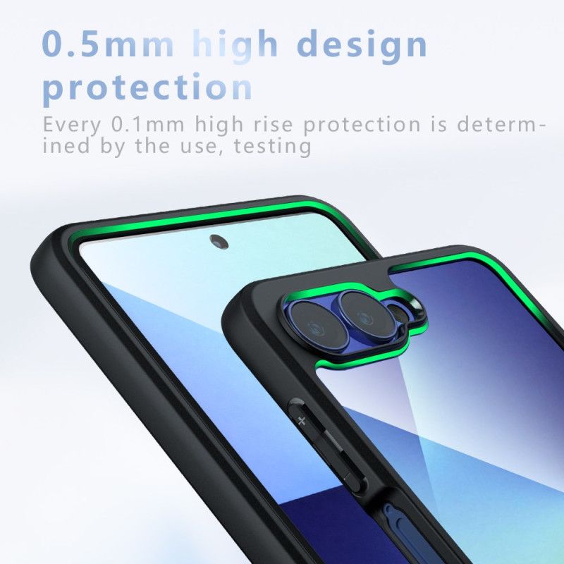 Κάλυμμα Samsung Galaxy Z Flip 7 Διαφανής Προστασία Από Τους Κραδασμούς Σιλικόνης