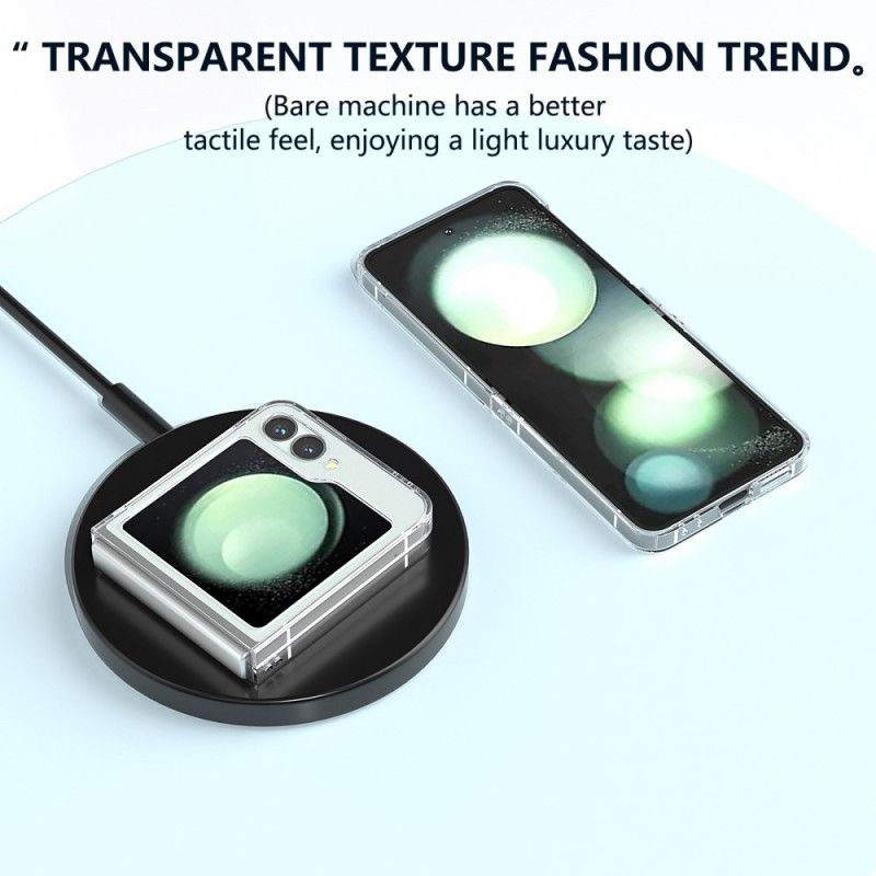 Κάλυμμα Samsung Galaxy Z Flip 7 Fe Άκαμπτο Διαφανής Σιλικόνης