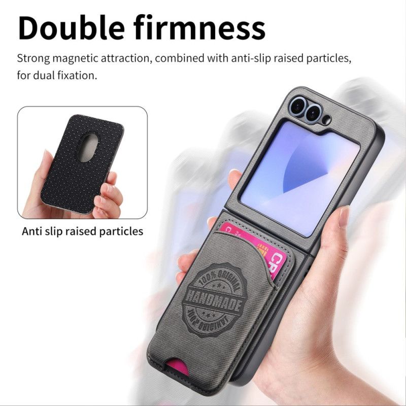 Κάλυμμα Samsung Galaxy Z Flip 7 Fe Αποσπώμενη Θήκη Καρτών Συμβατή Με Magsafe