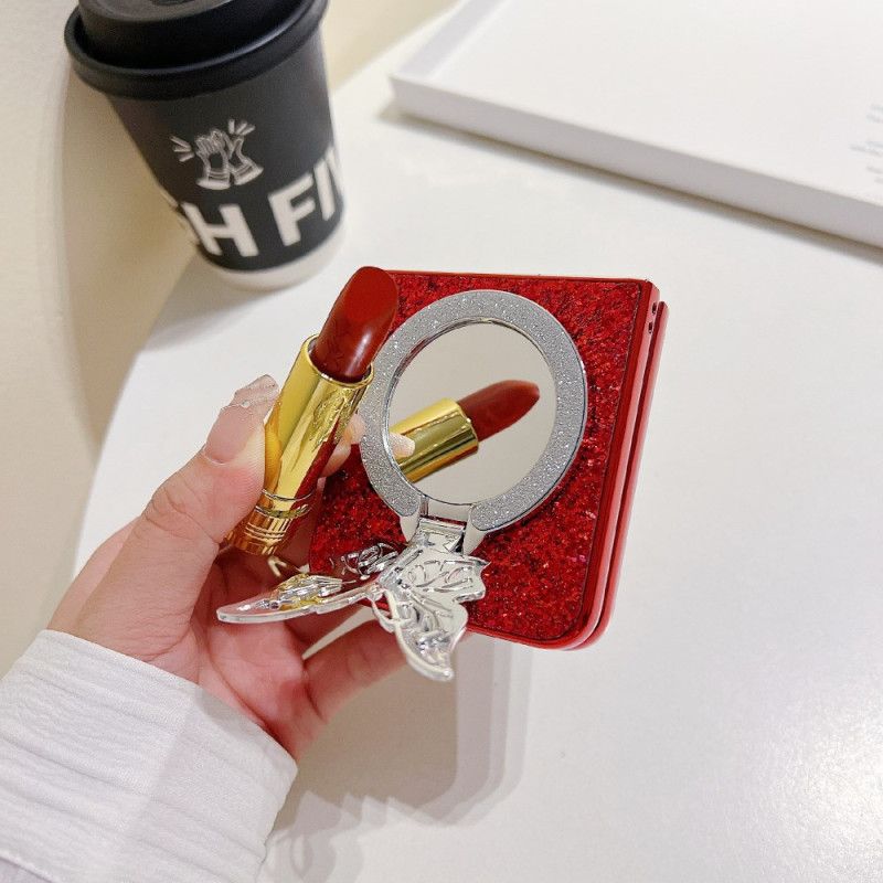 Κάλυμμα Samsung Galaxy Z Flip 7 Fe Βάση Πεταλούδας Με Στρας